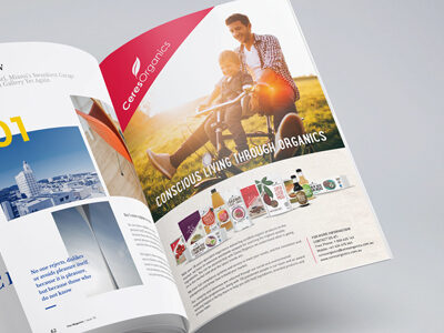 Ceres Organics Print Advertisement