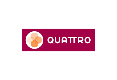 Logo design for Quattro pizza restaurant