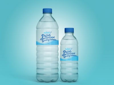 Bottled spring water packaging