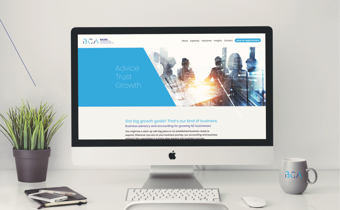 Website for chartered accounting firm