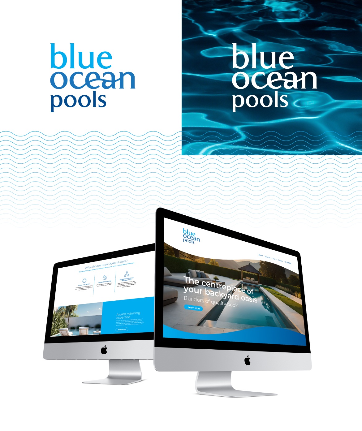 Branding for swimming pool and landscaping company