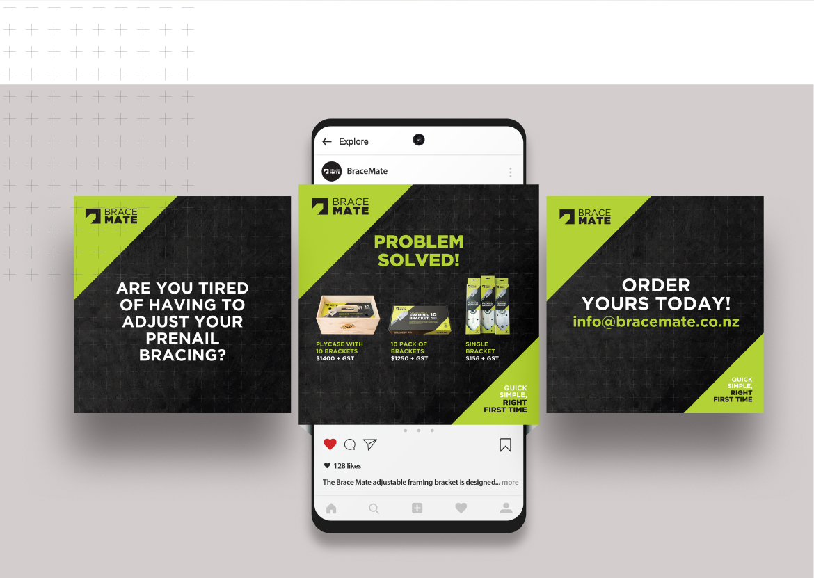 Social media animated video post for new product for builders