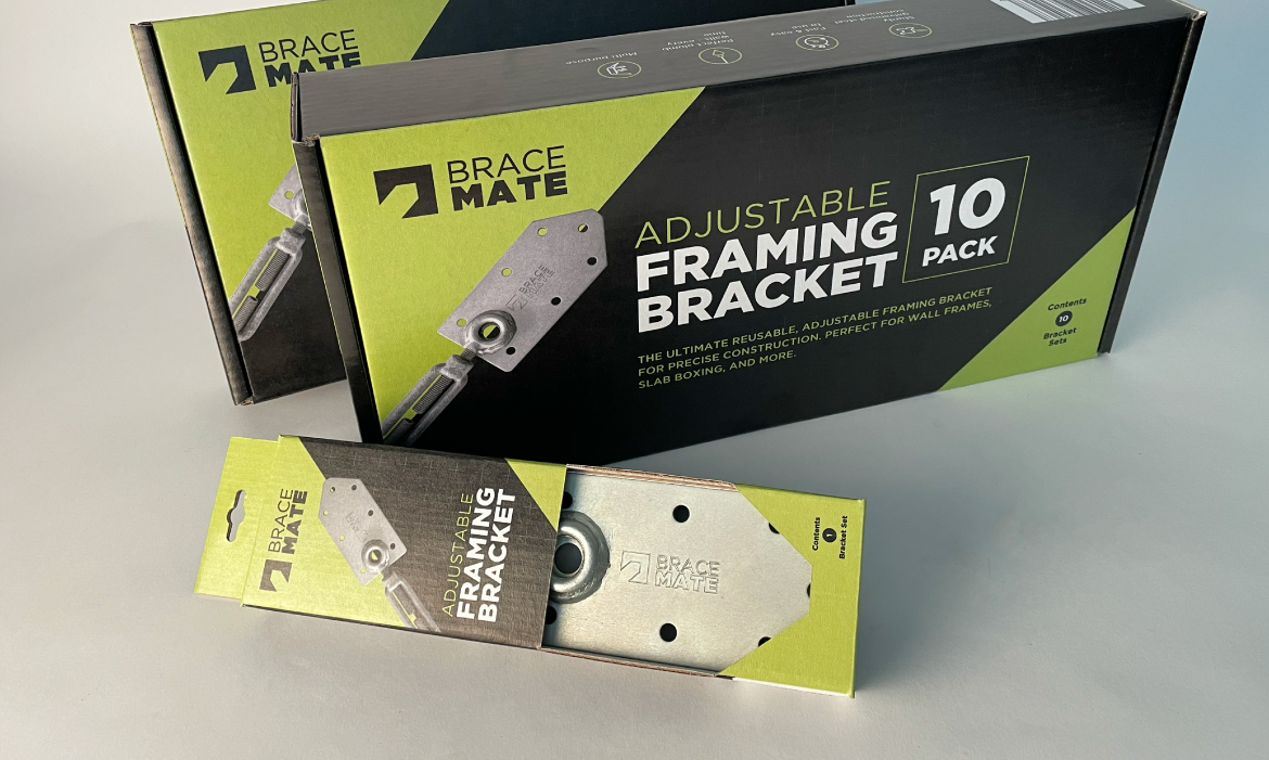 Packaging for BraceMate - a new product for builders