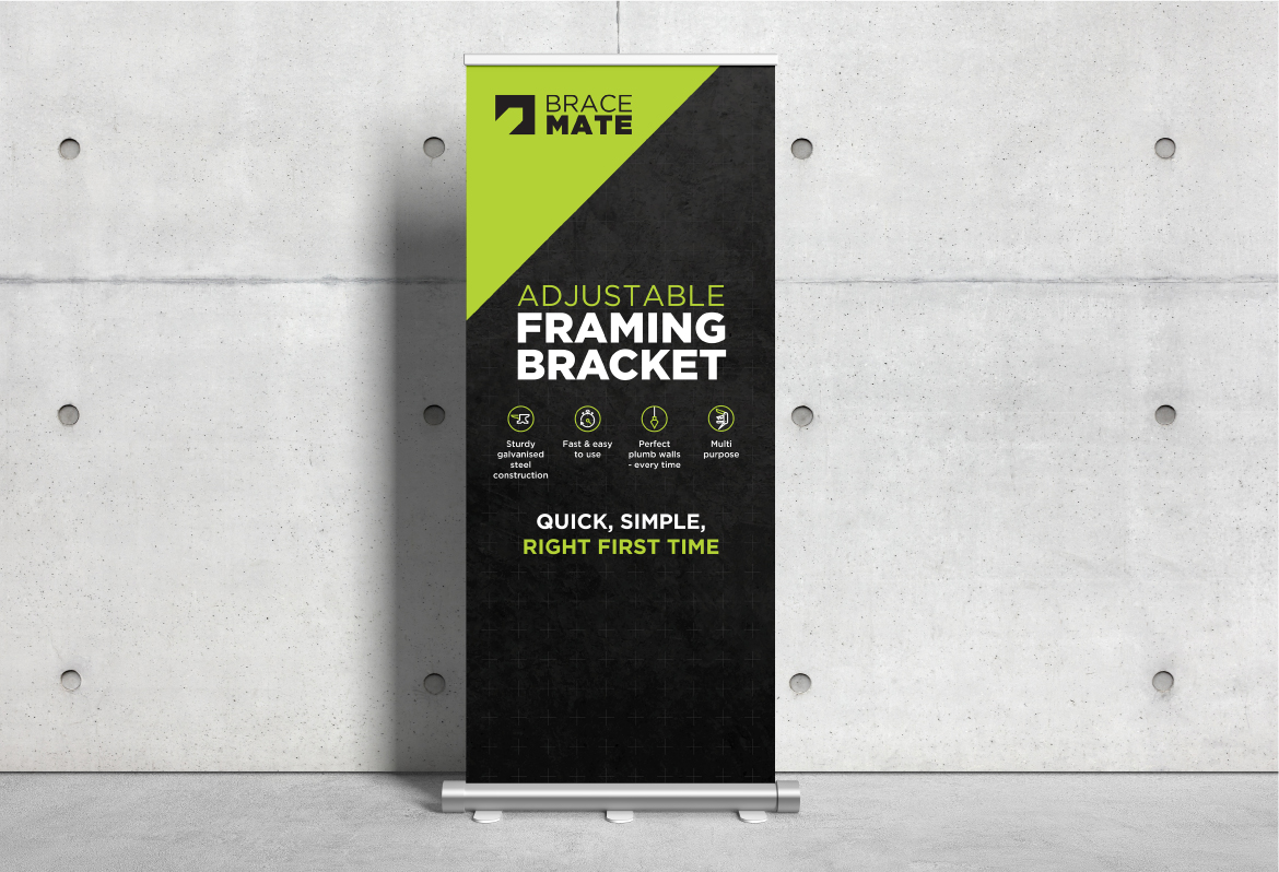 Tradeshow display for new product for builders