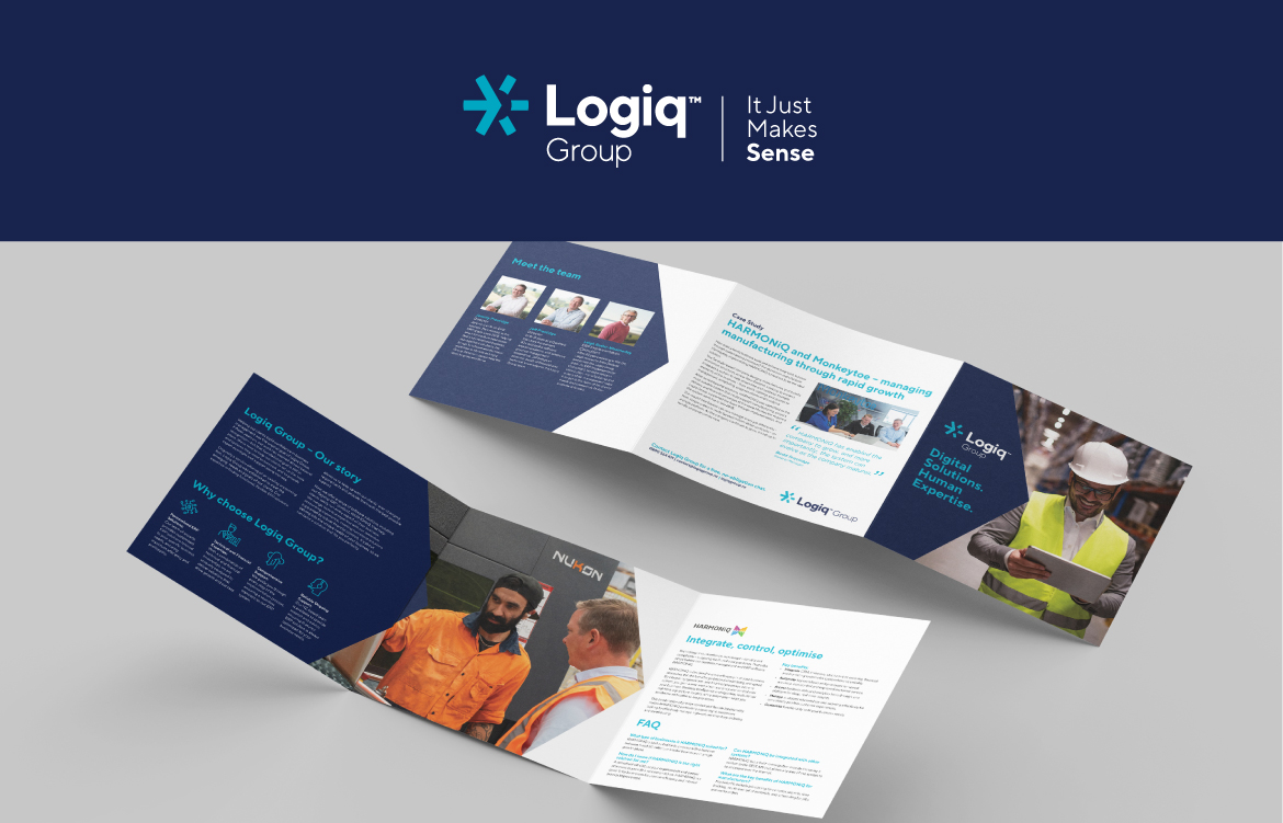 Brochure for ERP software company