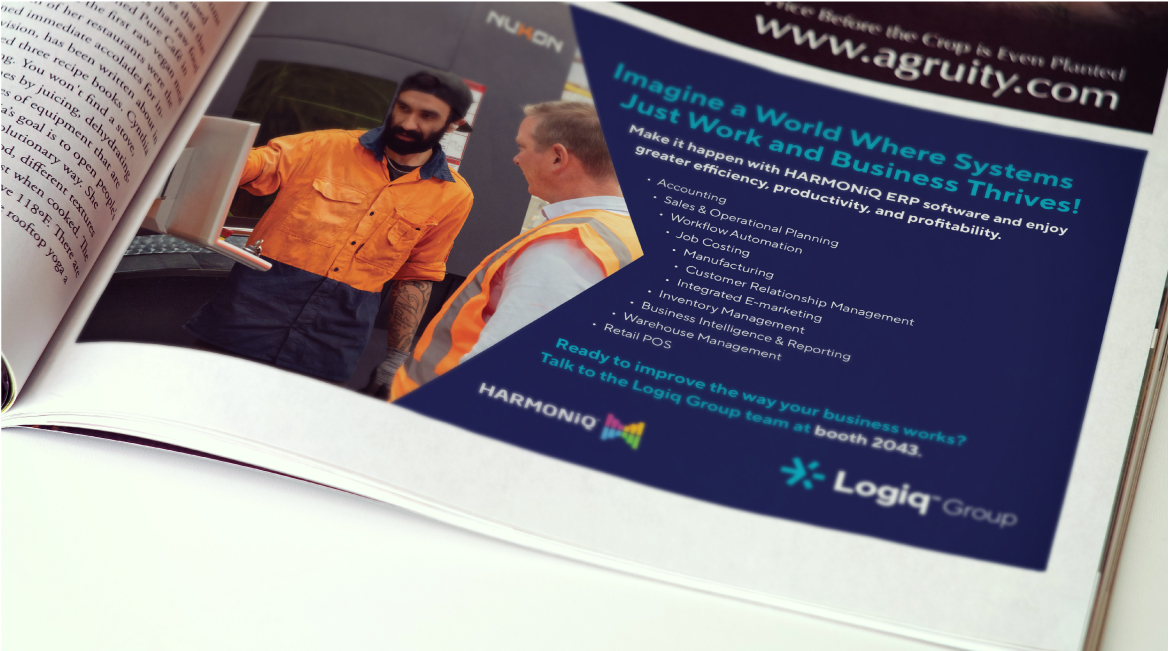 Print Advertising for ERP software company