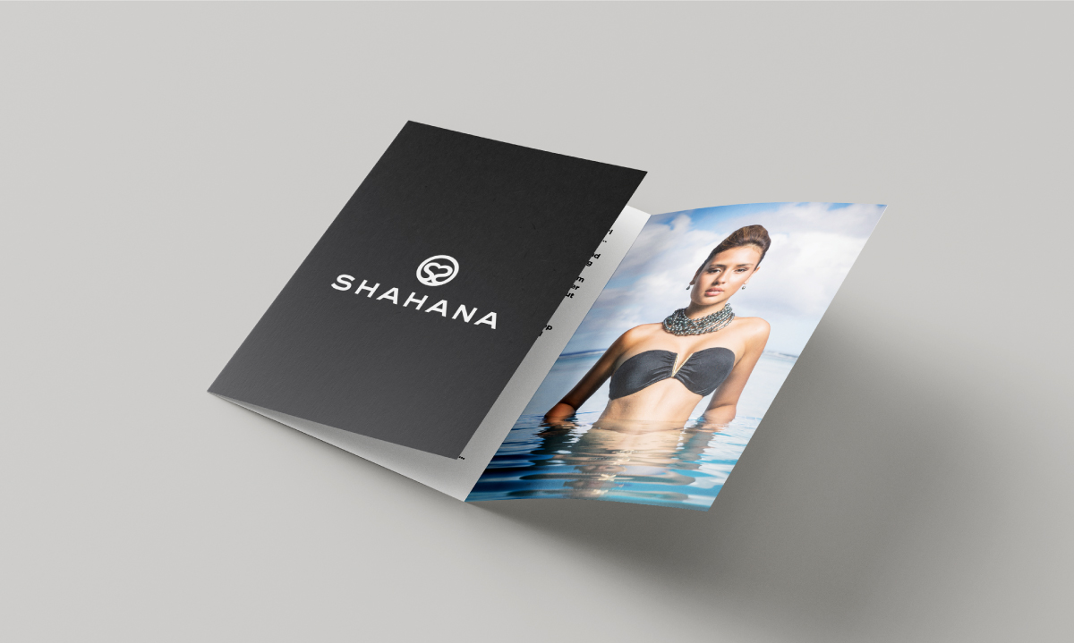 Brochure for pearl jewellery company