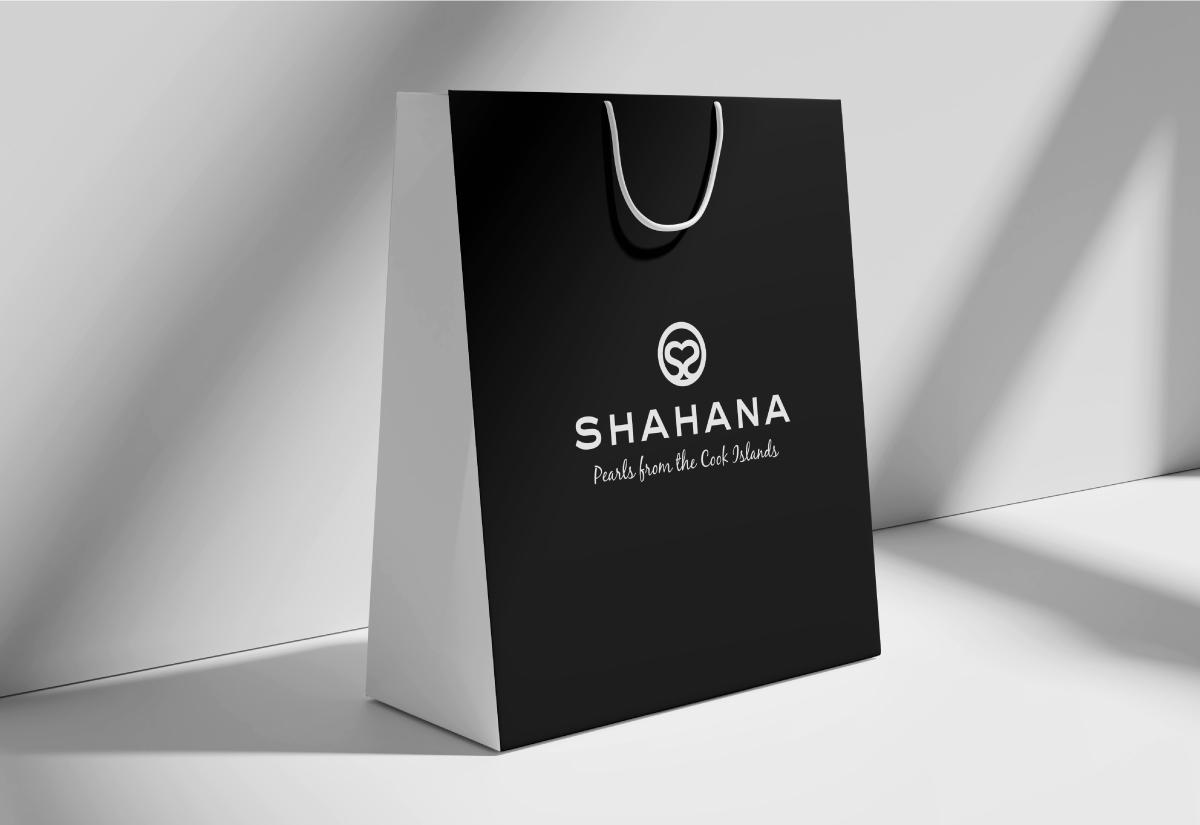 Gift bag for pearl jewellery company