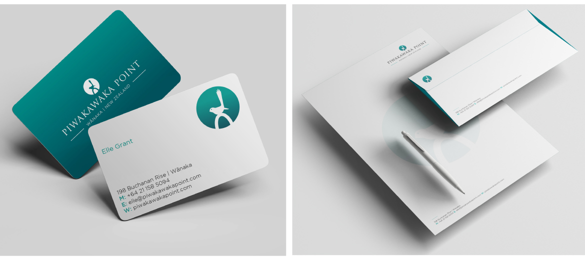 Luxury Wanaka eatate stationery design